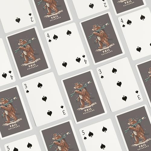 Lantern Press Vail Colorado, Baraja Poker 52 Cartas miniatura 4