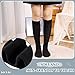 DoSmart Women Girls' Cable Knit Cotton Long Knee High Socks 3 Pairs(3 Pairs)