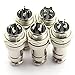 DGZZI 5Pairs GX16 4Pin Male Female Circular Aviation Connector Plug 16MM Wire Panel Metal Connector