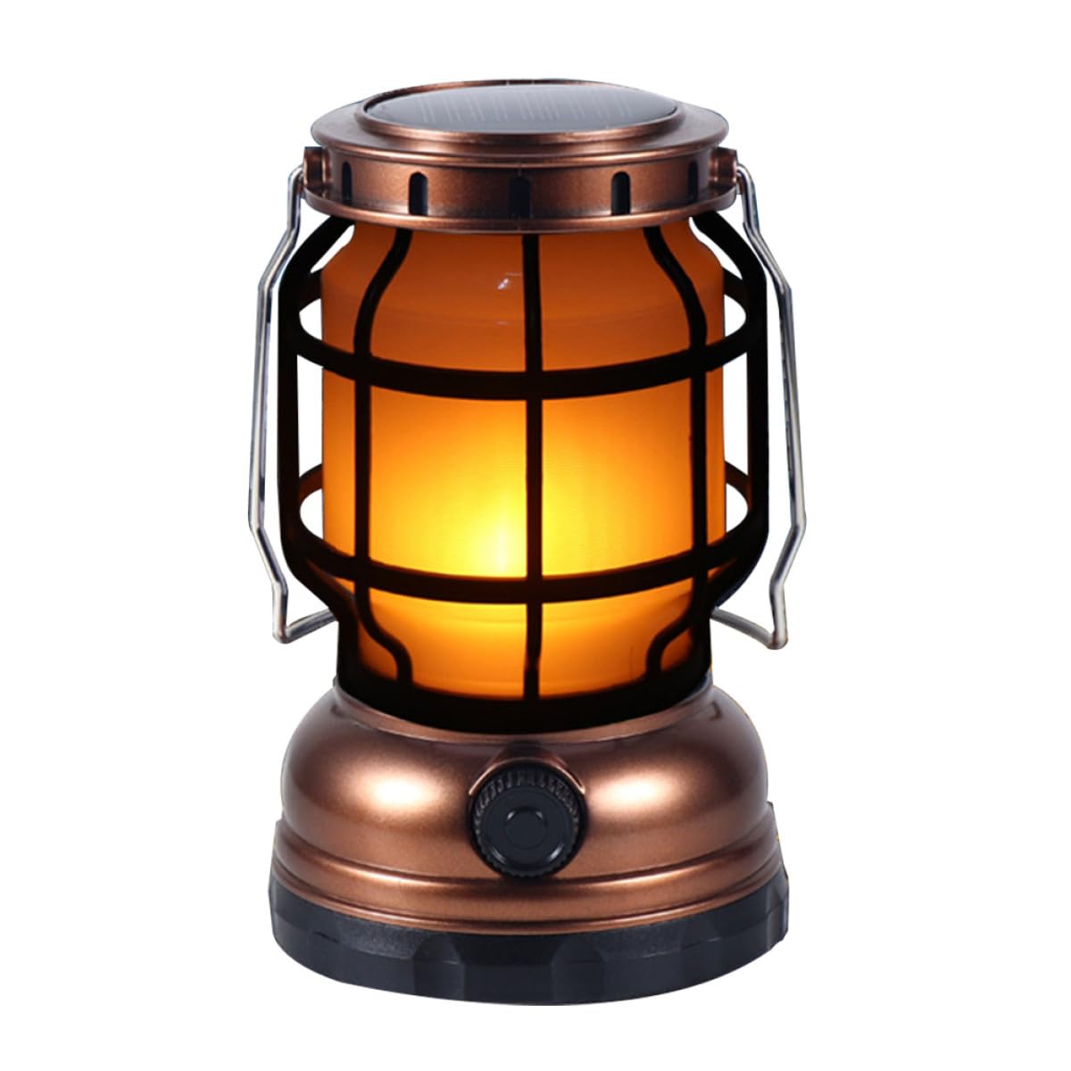 KESYOO LED Camping Lantern USB Charging Portable Vintage Outdoor Tent Light for Emergency and Home Use with Copper Finish