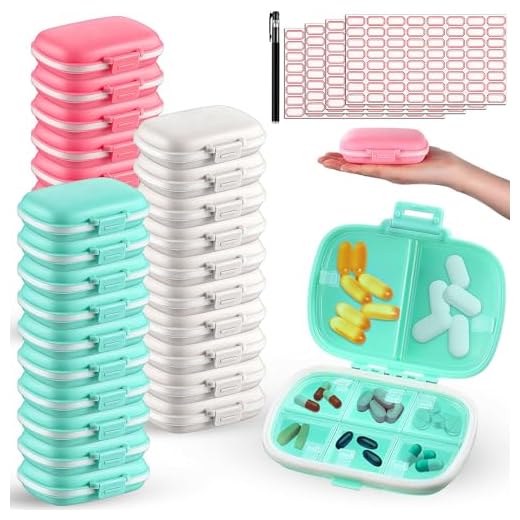 Can you take medicine in your hand luggage Layhit 30 Pack Travel Pill Boxes Zipper Case