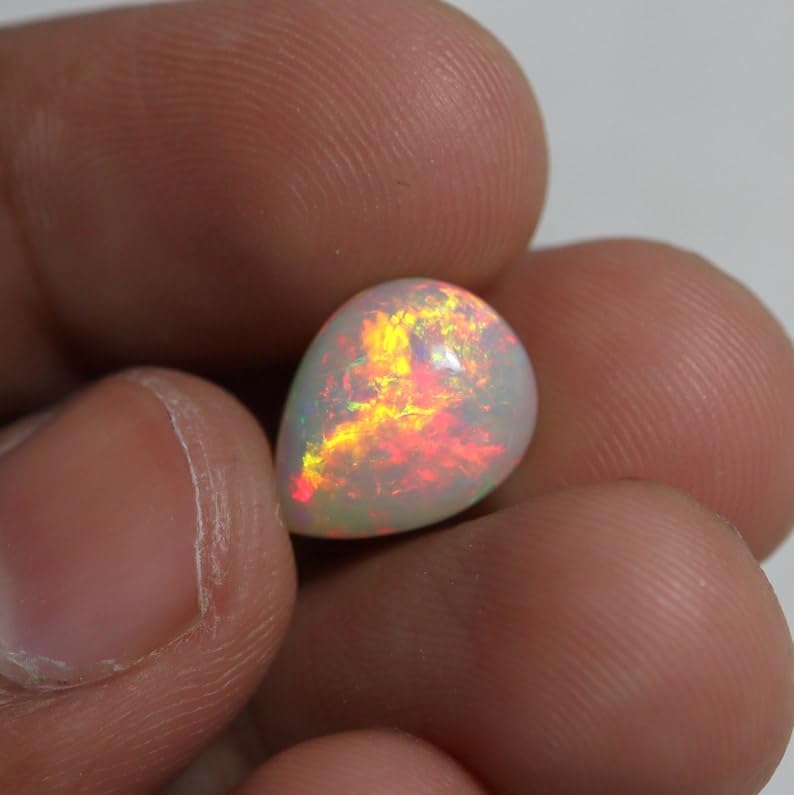 1 cabochon d'opale éthiopienne de qualité AAA pour collectionneur - 4
