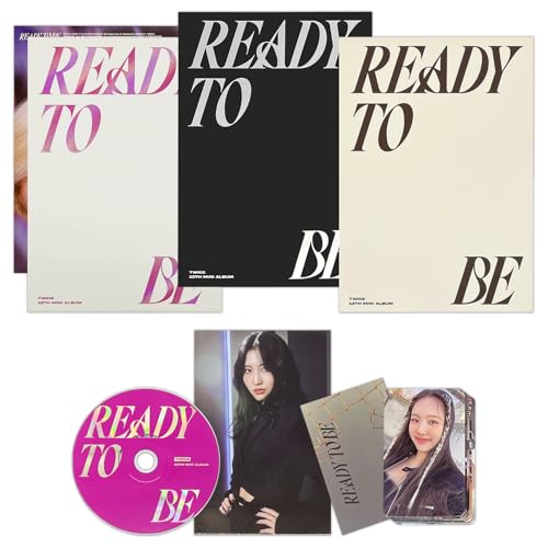 TWICE - 12th Mini Album [READY TO BE] (Random Ver.) Photobook + CD-R + Folded Poster + Photocard + Gift