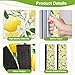 lakefvgk Washable Kitchen Appliance Handle Covers, Lemon Blossom Refrigerator Handle Covers Set of 2, Replacement Handles Keep Appliance Clean for Fridge, Microwave, Dishwasher, Oven