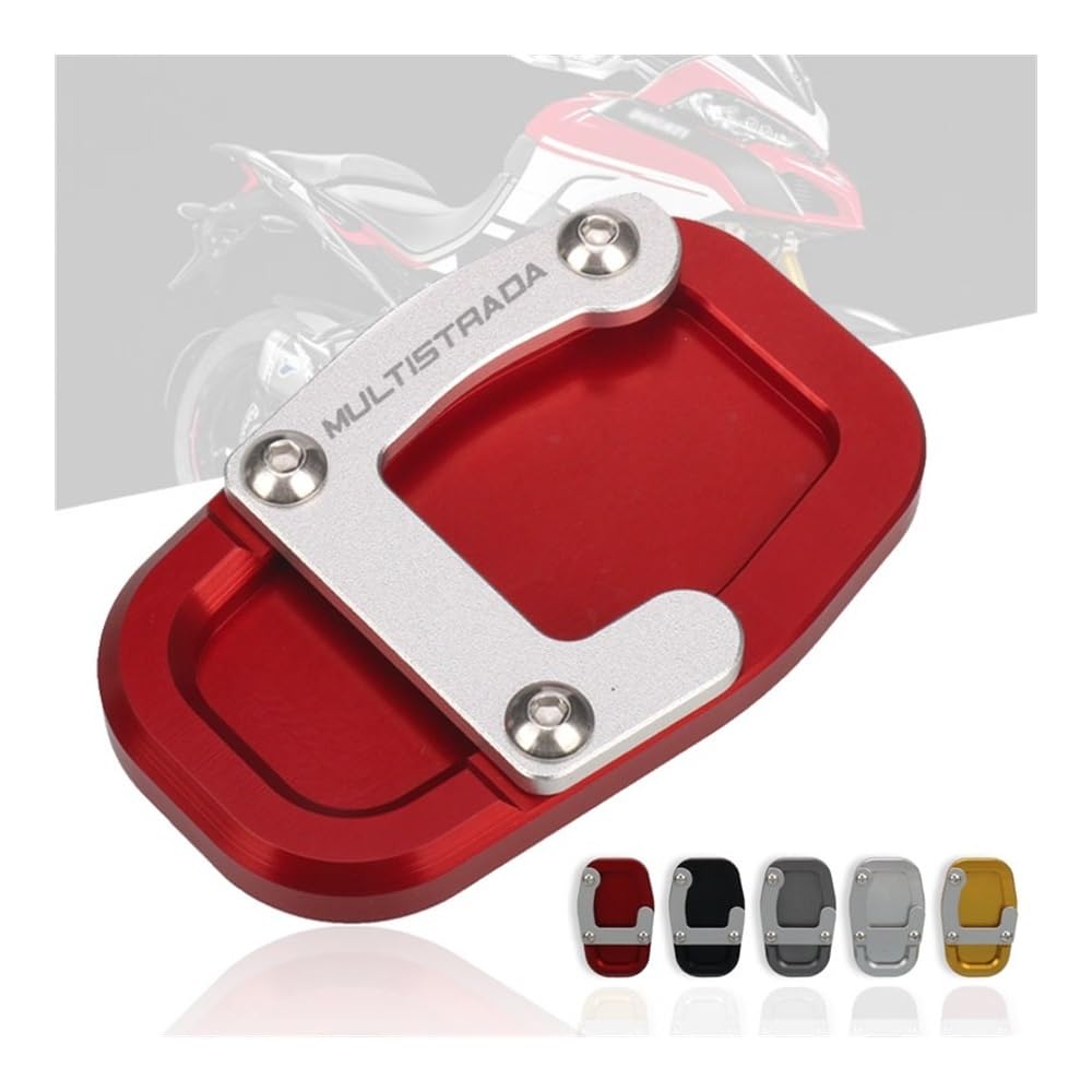 Ingranditore Cavalletto Laterale Per Multistrada 1200/Enduro/Enduro Pro 1200S Cavalletto Laterale Piastra Appoggio Allargamento Estensione Pedana Cavalletto Laterale