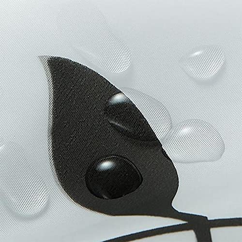 Xzman Spooky Halloween Shower Curtain Funny Ghost Bats Pumpkin Stars Cute Halloween Black White Orange Polyester Fabric Bathroom Decor Set Include Hooks,(70" Wx70 H) #TOP4