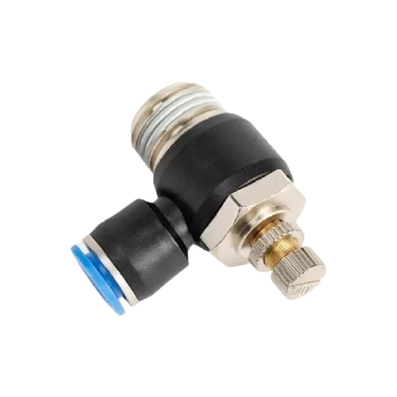 5/10 raccordi rapidi raccordi pneumatici M5 valvola a farfalla tubo flessibile regolabile (SL8-04, 10 pezzi)