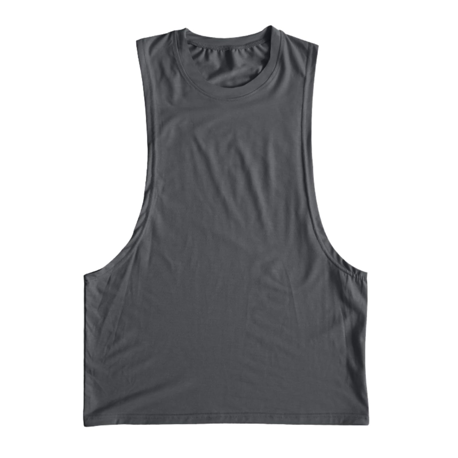 Heren Sport Vakantie Tank Top Atletische Workout Strand Zomer Atletisch Shirt Running Gym A-Shirt Spier Onderhemden Spier Shirts 2025 Grafische Losse Mouwloze Losse Fit Heren Basics, Donkergrijs, 3XL