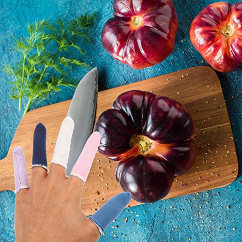 ARTIBETTER 60Pcs Dedeiras Algodão Guardas Dedo Proteção Dedo Dedo Dedo Mangas para Scrapbooking Cost