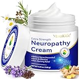 Neuropathie Creme 120g – Nervencreme gegen Nervenschmerzen, Kribbeln & Taubheit – Schnelle Schmerzlinderung für Füße, Beine & Hände – mit Arnica, Vitamin B6 & Aloe Vera – Beruhigende Schmerzsalbe (1)
