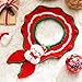 KIEUIENK Christmas Cat Collar, Cat Holiday Collars, Winter Pet Knitted Collar Scarf, Cat Christmas Collar for Bichon Frise, Adult Cats, Small Dogs, Rabbits, Schnauzers (L)
