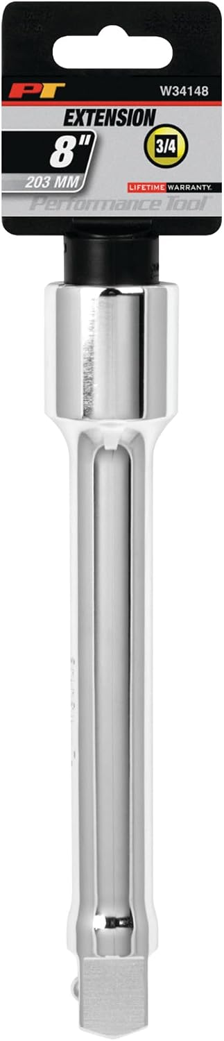 Performance Tool W34148 3/4-Inch Drive 8-Inch Extension