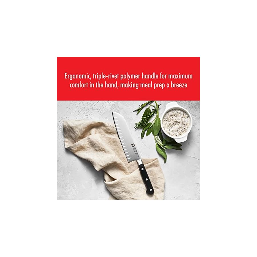 ZWILLING Professional S 10-Piece Razor-Sharp German Block Knife Set With Black Rubberwood Block, Made in Company-Owned German Factory with Special Formula Steel perfected for almost 300 Years