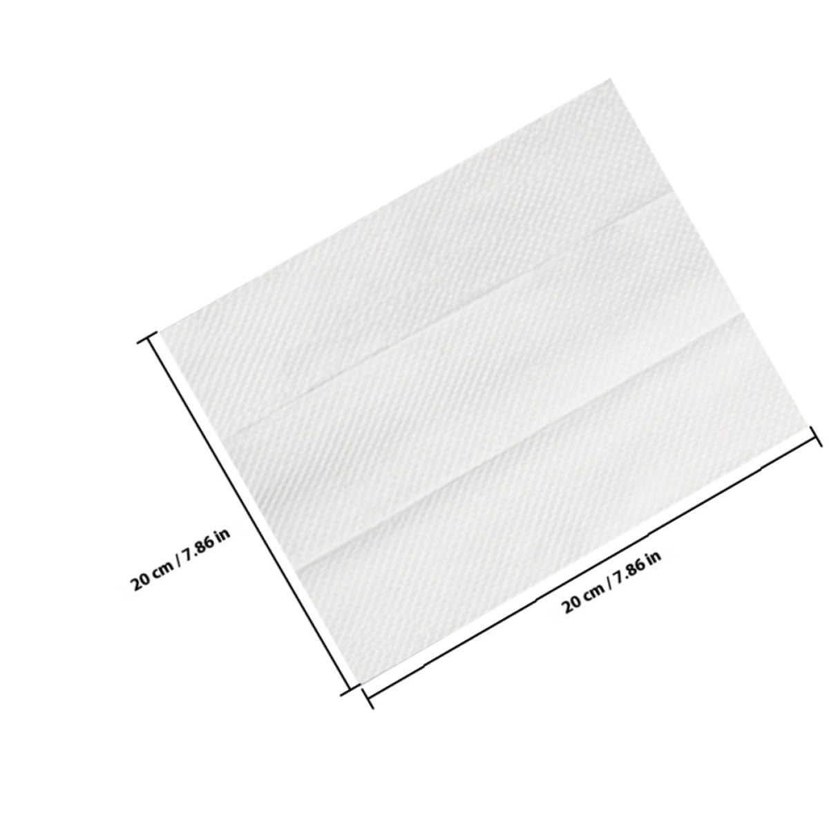 Essuie-mains en Papier Blanc Multi-usage pour Salle de Bain et Espaces Commerciaux, 5 Paquets de 120 Feuilles Absorbantes et Réutilisables