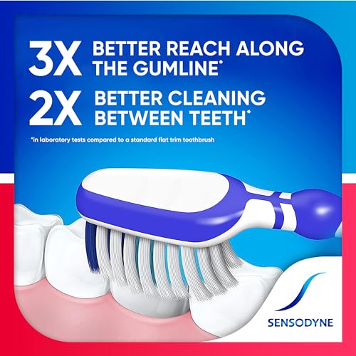 Image of Sensodyne Sensitivity & Gum Soft Toothbrush Designed for Sensitive Teeth,4 Count (Pack of 2)