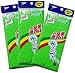 SPORONG x (3 pcs) Long Exfoliating Back Washcloth Bath Wash Towel Korean Italy Towel