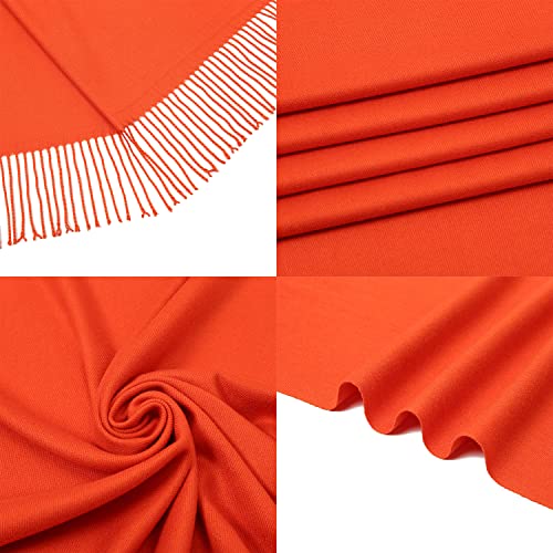 Image of RIIQIICHY Women's Fringe Shawl Wrap Pashmina Scarf for Wedding Evening