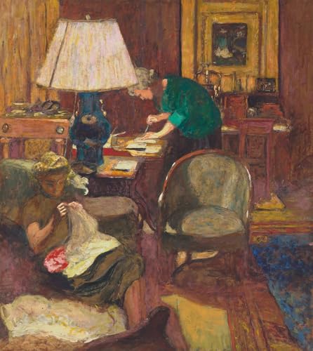 Lienzo Pared La rilegatura di libri Edouard Vuillard elimina paredes vacías con arte 60x90