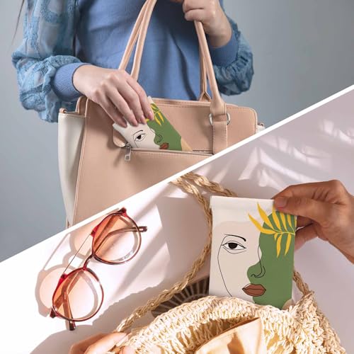 Image of Ocean Beach Glasses Case, Sunglasses Organizer Eyeglasses Case Glasses Cases Pouch For Men Women