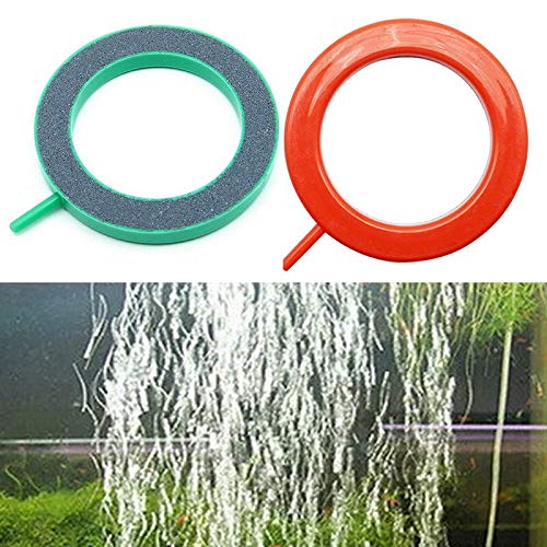 AQUAPETZWORLD Million Bubbles Air Oxygen Ring (Medium Blue/Orange-4.3") Aquarium Air Stone (2 Stone) (B08DLMH8W7) Amazon Price History, Amazon Price Tracker