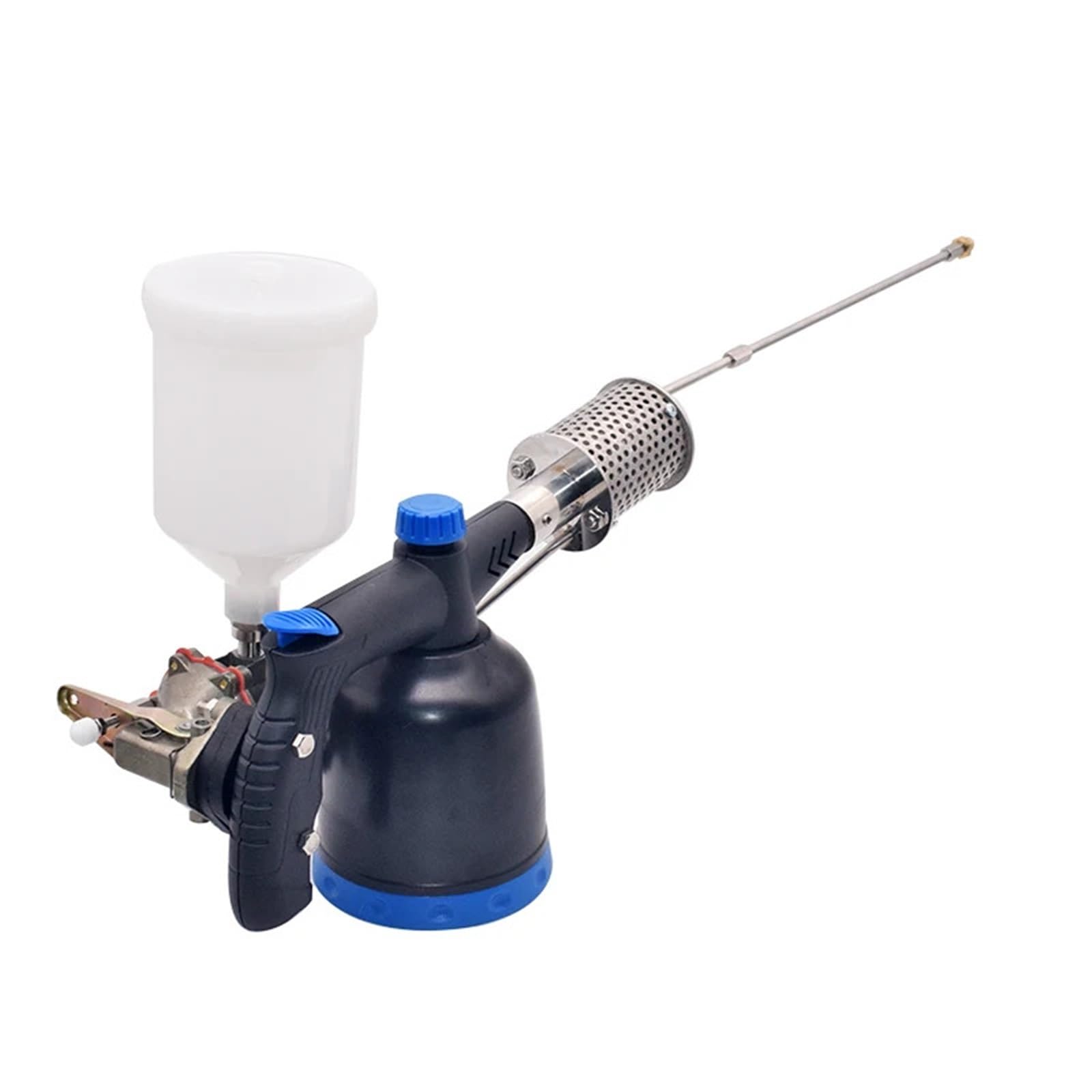 Vaporizador de ácido oxálico y propano for cultura, nebulizador, tratamiento for el control ácaros Varroa, Varomor, la herramienta más eficaz for colmenas Agricultura(Euro Version Blue)