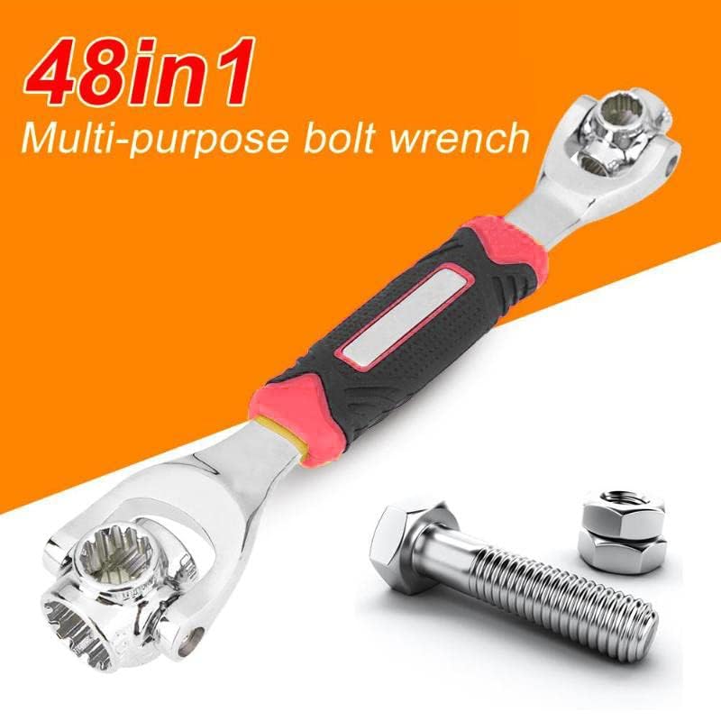 Image of 48-in-1 Tiger Wrench: 6-Point Universal Multi Socket With 360-Degree Rotating Head, Magnetic Spanner for Home and Car Repair, Torx