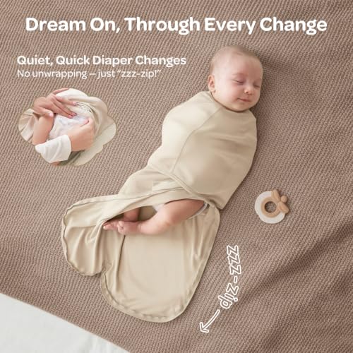 Image of Momcozy Swaddles for Newborns, Quiet Fastener Swaddle Suitable for Infant 0-3 Months, New-Parent-Friendly Sleep Sack, Reduce Startle Reflex, Newborn Boys Girls Registry Essentials, 2-Pack, Harmony