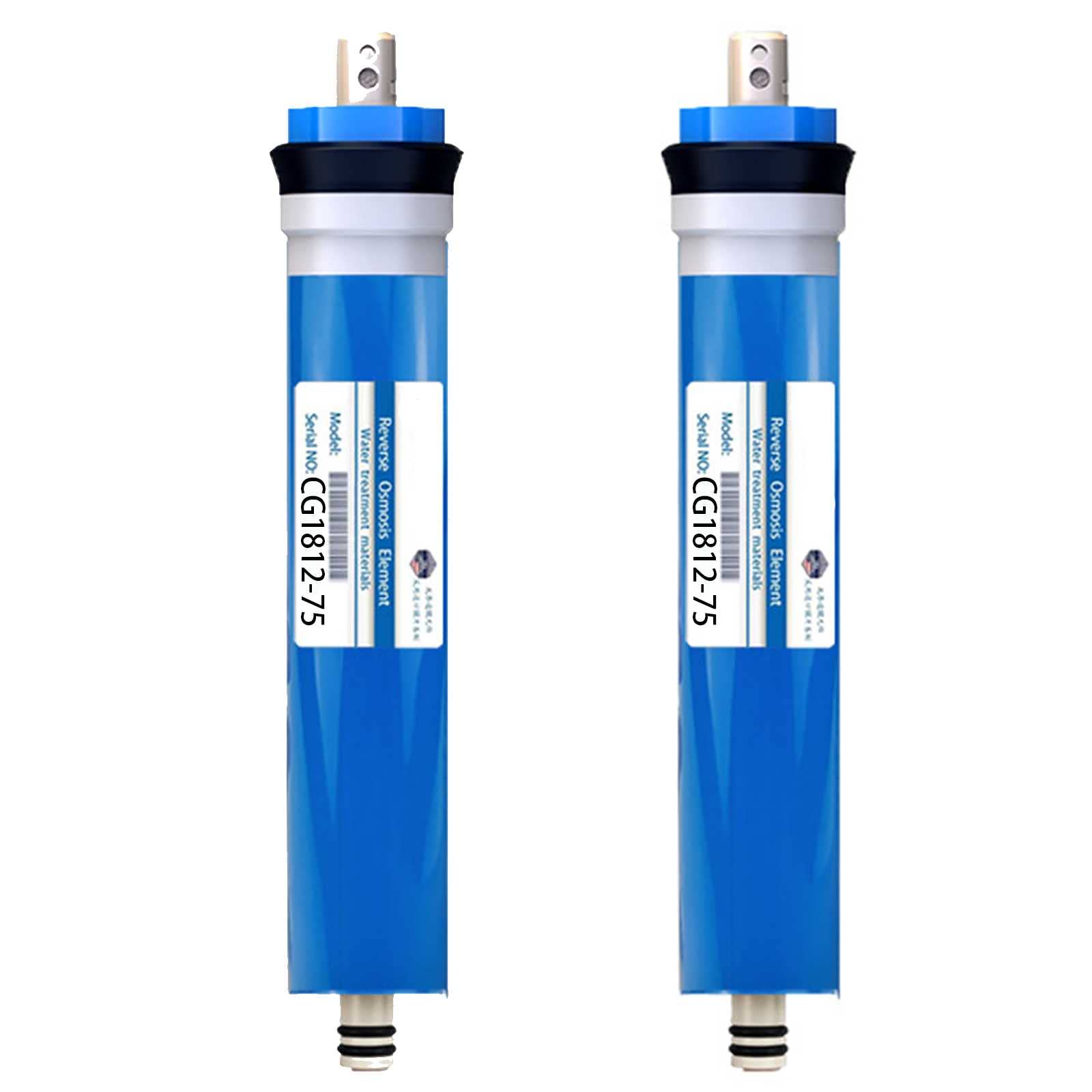 TANGER RO Membrane Residential Water Filter 1812-75GPD Replacement Reverse Osmosis Element Household Water Filter Purifier 2 pieces