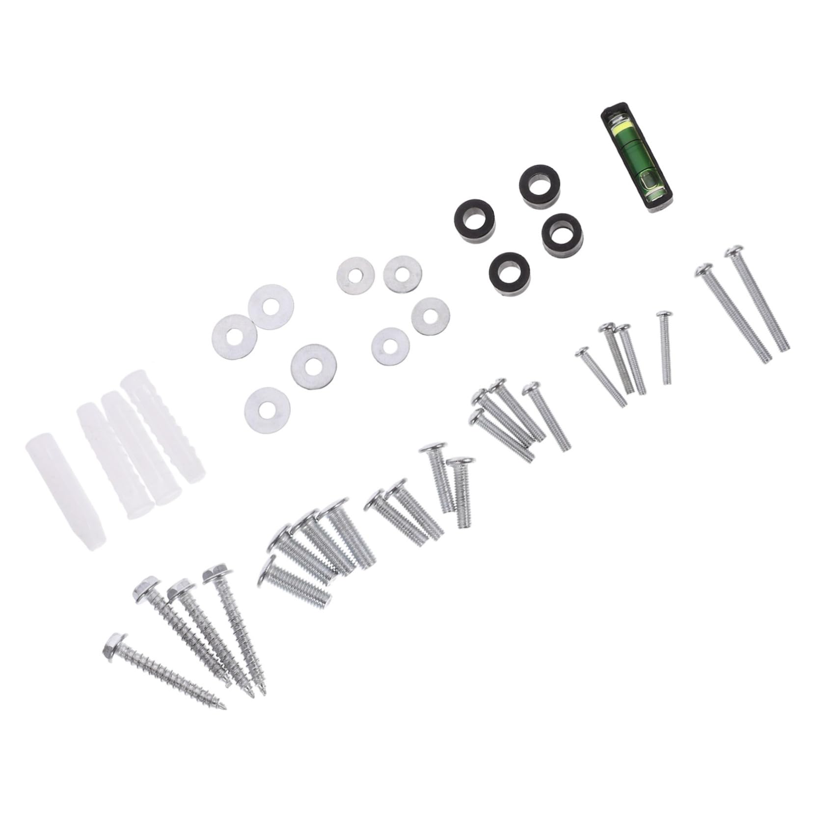 5 Set Di Viti Di Montaggio Per Supporto Tv Kit Di Fissaggio Per Montaggio Sottile Kit Di Montaggio A Parete Kit Di Montaggio Per Impieghi Gravosi Kit Di Viti Viti Materiali