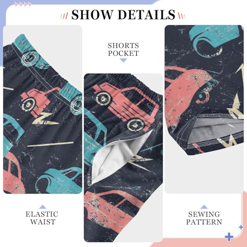 Pajama Bottoms, Pajamas Pant Cars Colorful Grunge Lounge Wear Casual Sleep Long Pants Soft Pjs Sleepwear4