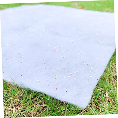 Ciieeo 1 Folha De Neve Algodão Cobertor De Neve Artificial Para Decoração De Natal Neve Artificial P