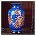 Produktbild TOMYEUS Vase Neue chinesische Stil vase jingdezhen gelb kristall Glaze Blume vase Home Decor handgemachte glänzende famille Rose vasen Blumenvase (Color : I)