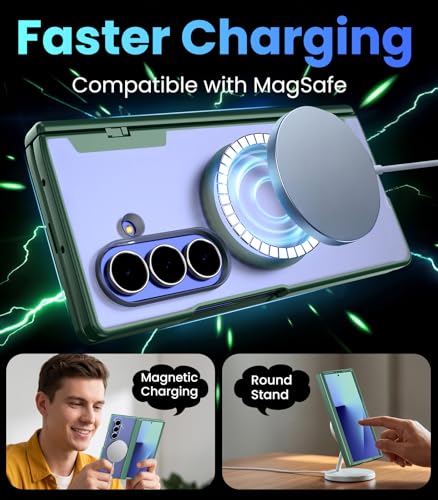 AUDOZ Magnetic Phone Case for Samsung Galaxy Z Fold 7, Fit for MagSafe - image 5