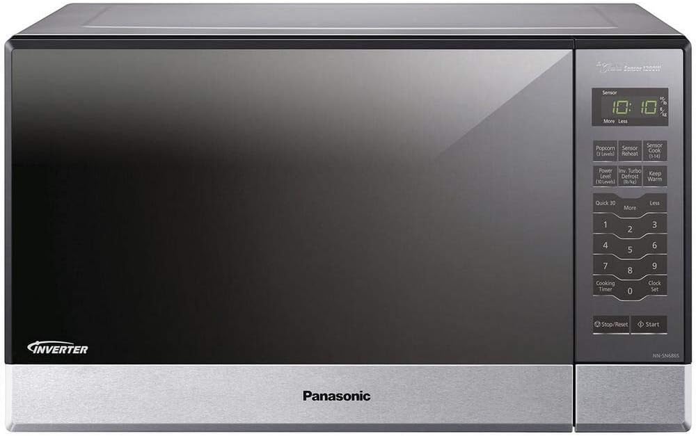 Panasonic NN-SN686SR Microwave Oven – With Inverter Technology - Stainless Steel - 1.2 Cu. Ft. 1200W (Renewed)