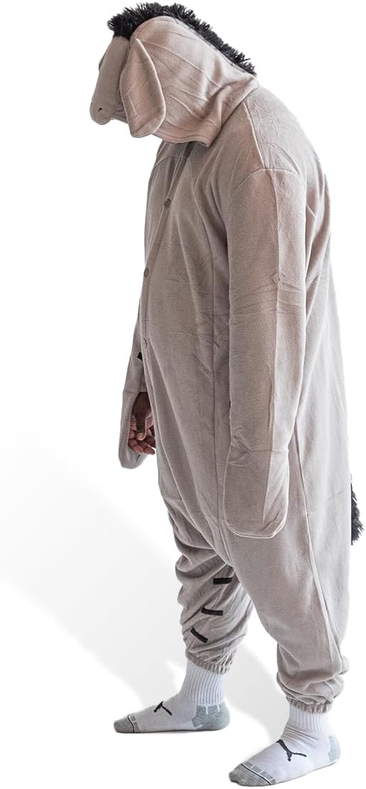 Eeyore Kigurumi Unisex Adult Onesie Pajamas Animal One Piece Costume Cosplay Sleepwear