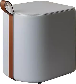 Makeup Stool, Dressing Table Chair, Vanity Chair for Makeup Room, Manicure Stool, for Living Room, Bedroom, Dressing Room Color Light Gray