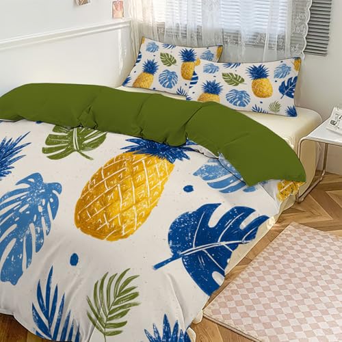 Housse de Couette 200x200cm Microfibre Exotique avec 2 Taies - 4