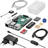 raspberry pi 3 b+ gpio 【Aiuta la tua creatività a navigare】 Raspberry Pi 3 Model B Plus (B +) è compatibile con Ubuntu, W10, IOT e altri sistemi di mirroring di terze parti e soddisfa la tua creazione in vari campi come i computer Raspberry Pi e i robot di visione intelligente.