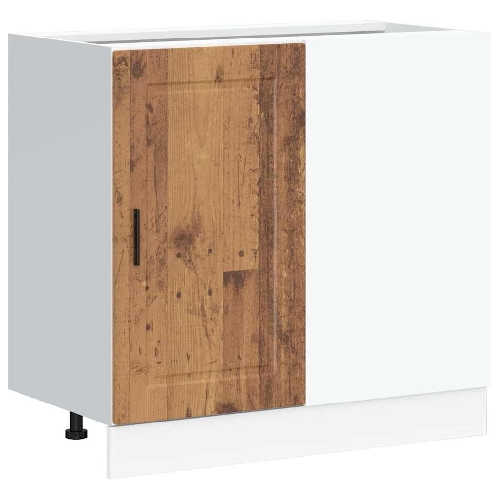 Meuble bas d'évier de cuisine Porto armoire de base d'évier en bois d'ingénierie