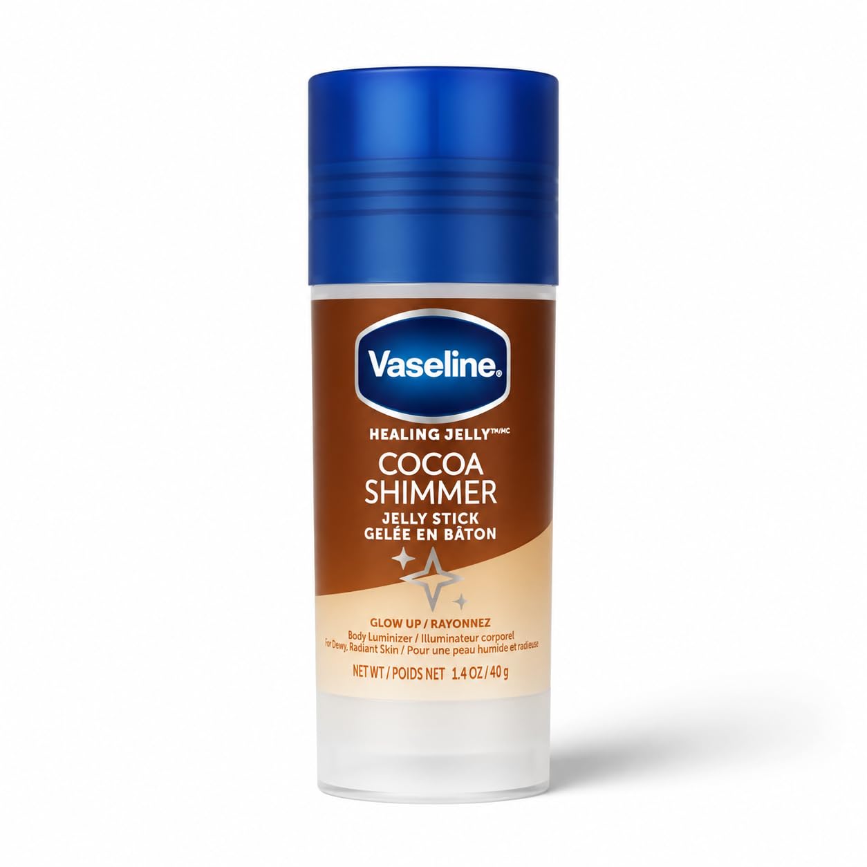 Vaseline Cocoa Shimmer Jelly Stick 40g | Hydrating Body Glow Balm for Radiant Shimmering Skin | Portable Moisture Stick-image-34