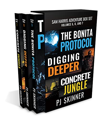 Sam Harris Adventure Boxset volumes 5, 6 and 7: Classic Adventure novels (Sam Harris Adventure Boxsets Book 3)