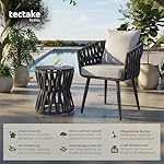 tectake Gartenlounge-Set Lugano Rope-Design