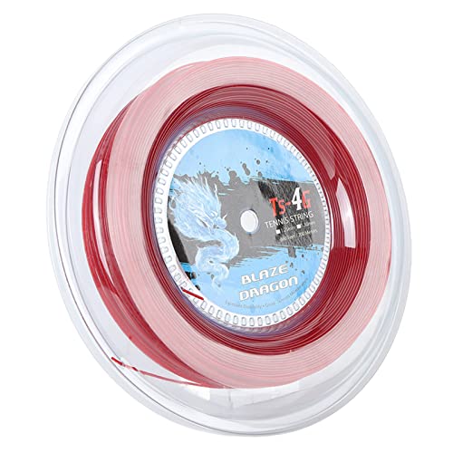 200m Reel Tennis String Polyester Replacement Tennis Racket String High Strength (1.30mm)