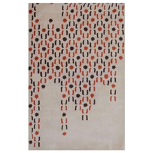 Image of Soft Pure Woolen Modern Collection Tufted Carpet for Living Room,Bedroom'Kitchen and Hall (6 X 8) Feet