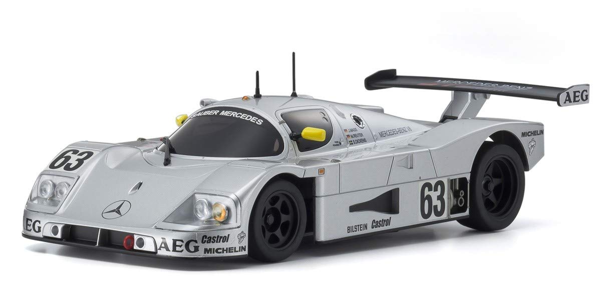 ミニッツ　Sauber-Mercedes Kyosho Mini-Z RWD LM Sauber-Mercedes C9, Silver 32327S-B : Amazon
