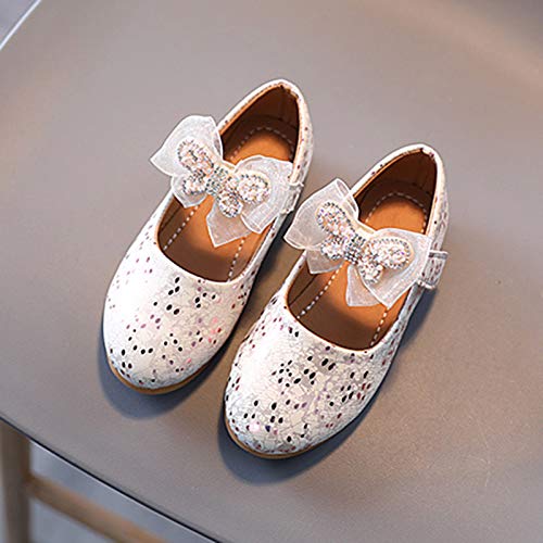 Girls Dress Shoes Crystal Butterfly-Knot Princess Party Girls Shoes Schools Shoes Girls Mary Jane Ballerina Flat Shoes3