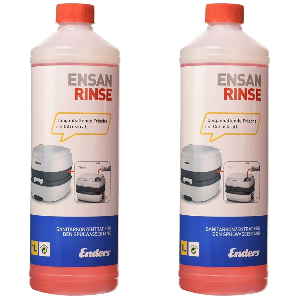 Enders Sanitärflüssigkeit ENSAN RINSE (Frischwassertank) 1 l, 4984 (Packung mit 2)