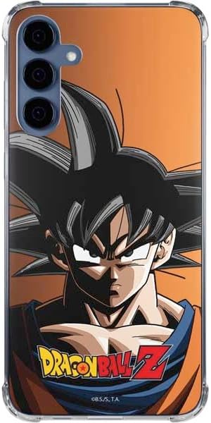 Skinit Clear Phone Case Compatible with Galaxy S24 - Officially Licensed Dragon Ball Z Goku Portrait Design
