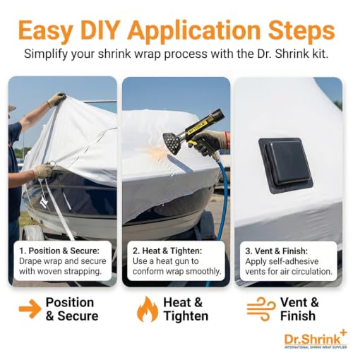 Image of Dr. Shrink DS-SWK Shrink Wrap Kit for Runabouts and Pontoon Boats