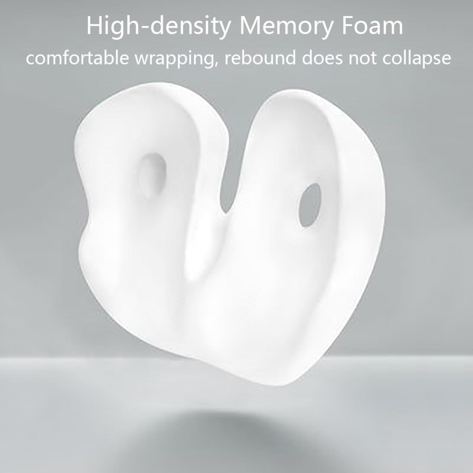 HAZARA Cojín Antiescaras, Cojin Hemoroides Lavable Ergonómico, Cojin Ortopedico para Sentarse para Oficina,Automóvil,Silla De Ruedas, Silla Escolar,B-Blue